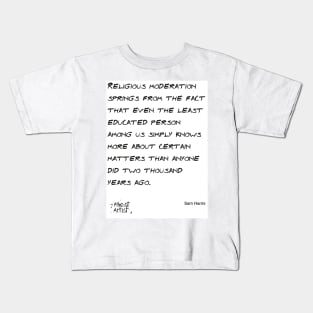 Sam Harris quote Kids T-Shirt